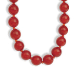 Mixed Shape Chunky Stone Necklace | 14mm Gold, Carnelian, Mandarin Garnet
