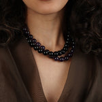 Lunita Luz-Mixed Shape Chunky Stone Necklace | 12mm-Necklaces-Blue Ruby Jewellery-Vancouver Canada