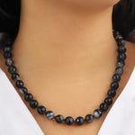 Lunita Luz-Faceted Mixed Shape Long Beaded Necklace | 10mm-Necklaces-Blue Ruby Jewellery-Vancouver Canada