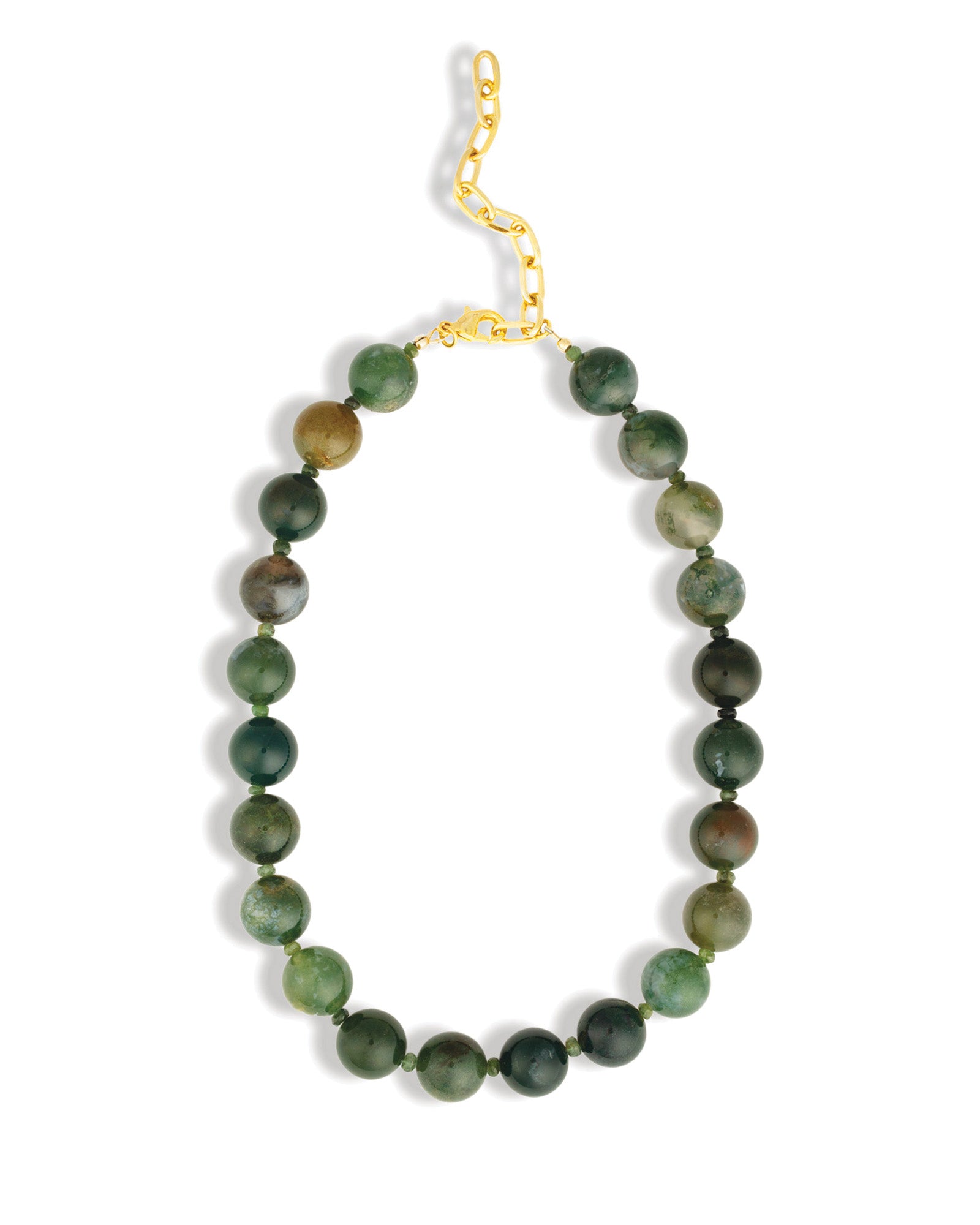 Lunita Luz-Mixed Shape Chunky Stone Necklace | 14mm-Necklaces-Blue Ruby Jewellery-Vancouver Canada