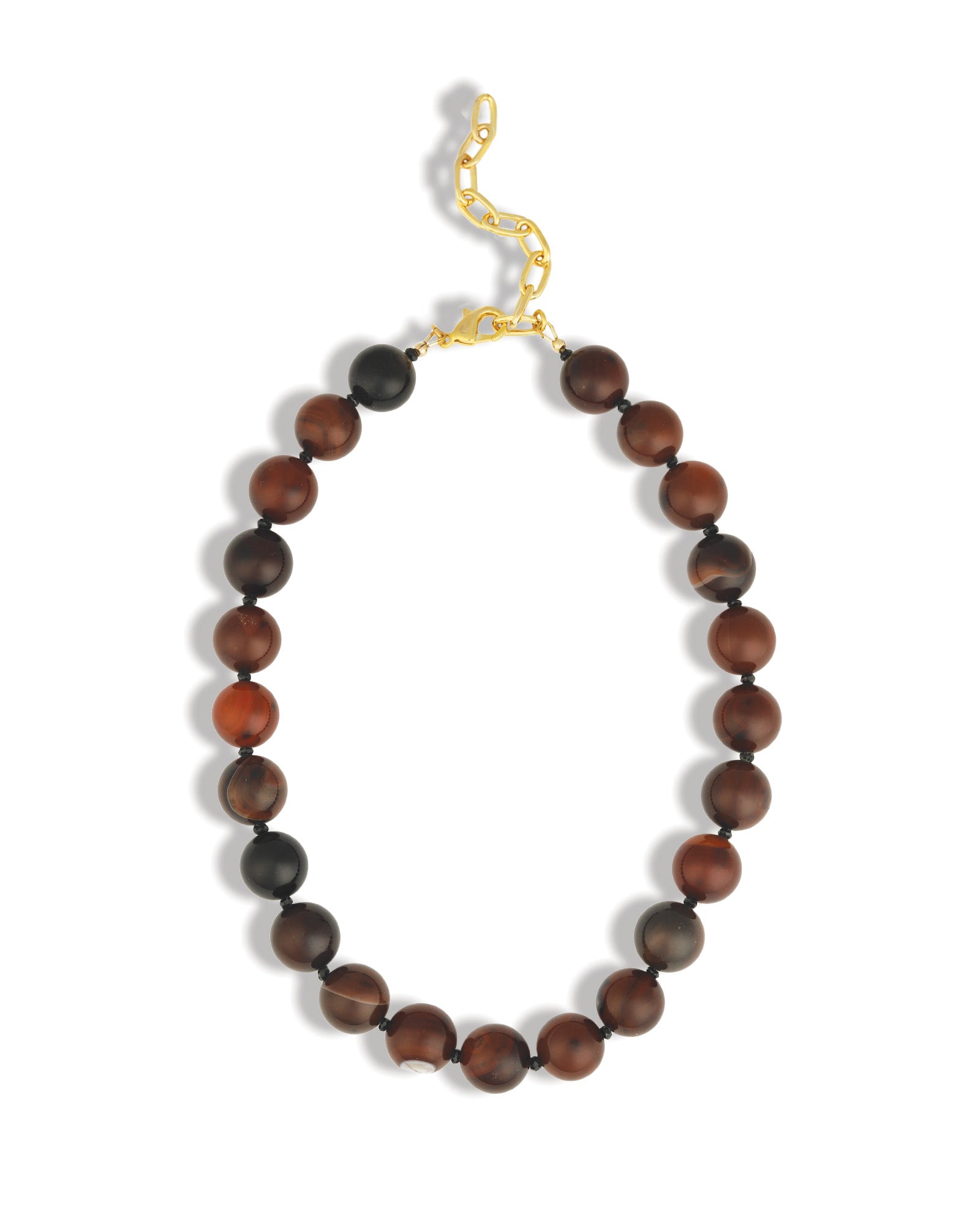 Lunita Luz-Mixed Shape Chunky Stone Necklace | 14mm-Necklaces-Blue Ruby Jewellery-Vancouver Canada