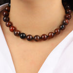 Lunita Luz-Mixed Shape Chunky Stone Necklace | 14mm-Necklaces-Blue Ruby Jewellery-Vancouver Canada