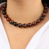 Lunita Luz-Mixed Shape Chunky Stone Necklace | 14mm-Necklaces-Blue Ruby Jewellery-Vancouver Canada