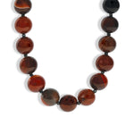 Lunita Luz-Mixed Shape Chunky Stone Necklace | 14mm-Necklaces-Gold, Dream Agate, Black Spinel-Blue Ruby Jewellery-Vancouver Canada