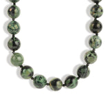 Lunita Luz-Mixed Shape Chunky Stone Necklace | 12mm-Necklaces-Gold, Kambaba Jasper, Black Spinel-Blue Ruby Jewellery-Vancouver Canada