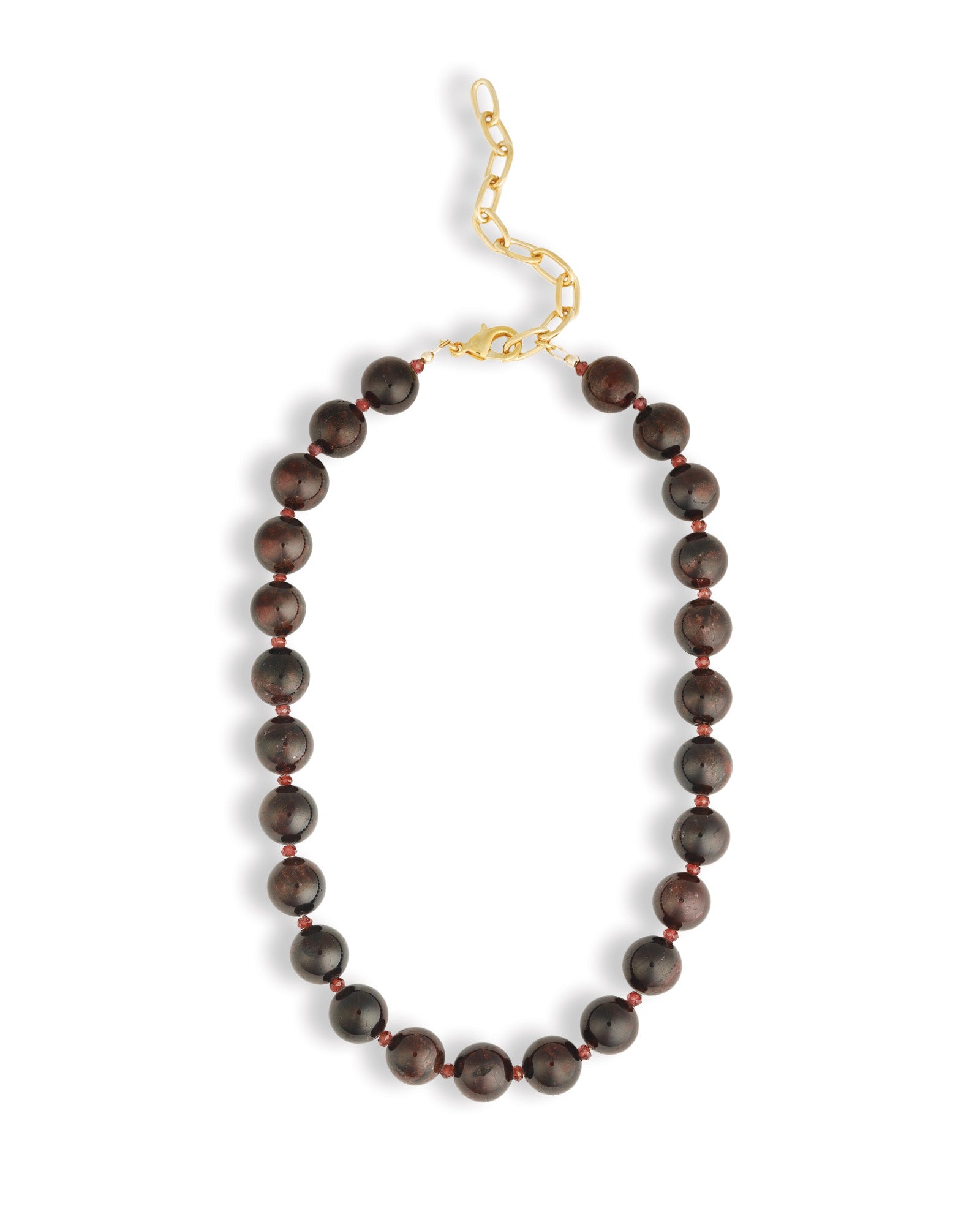Lunita Luz-Mixed Shape Chunky Stone Necklace | 12mm-Necklaces-Blue Ruby Jewellery-Vancouver Canada