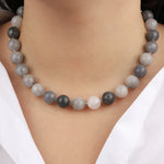 Lunita Luz-Mixed Shape Chunky Stone Necklace | 12mm-Necklaces-Blue Ruby Jewellery-Vancouver Canada