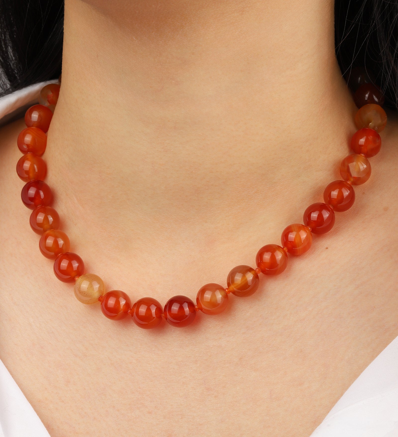 Lunita Luz-Mixed Shape Chunky Stone Necklace | 12mm-Necklaces-Blue Ruby Jewellery-Vancouver Canada