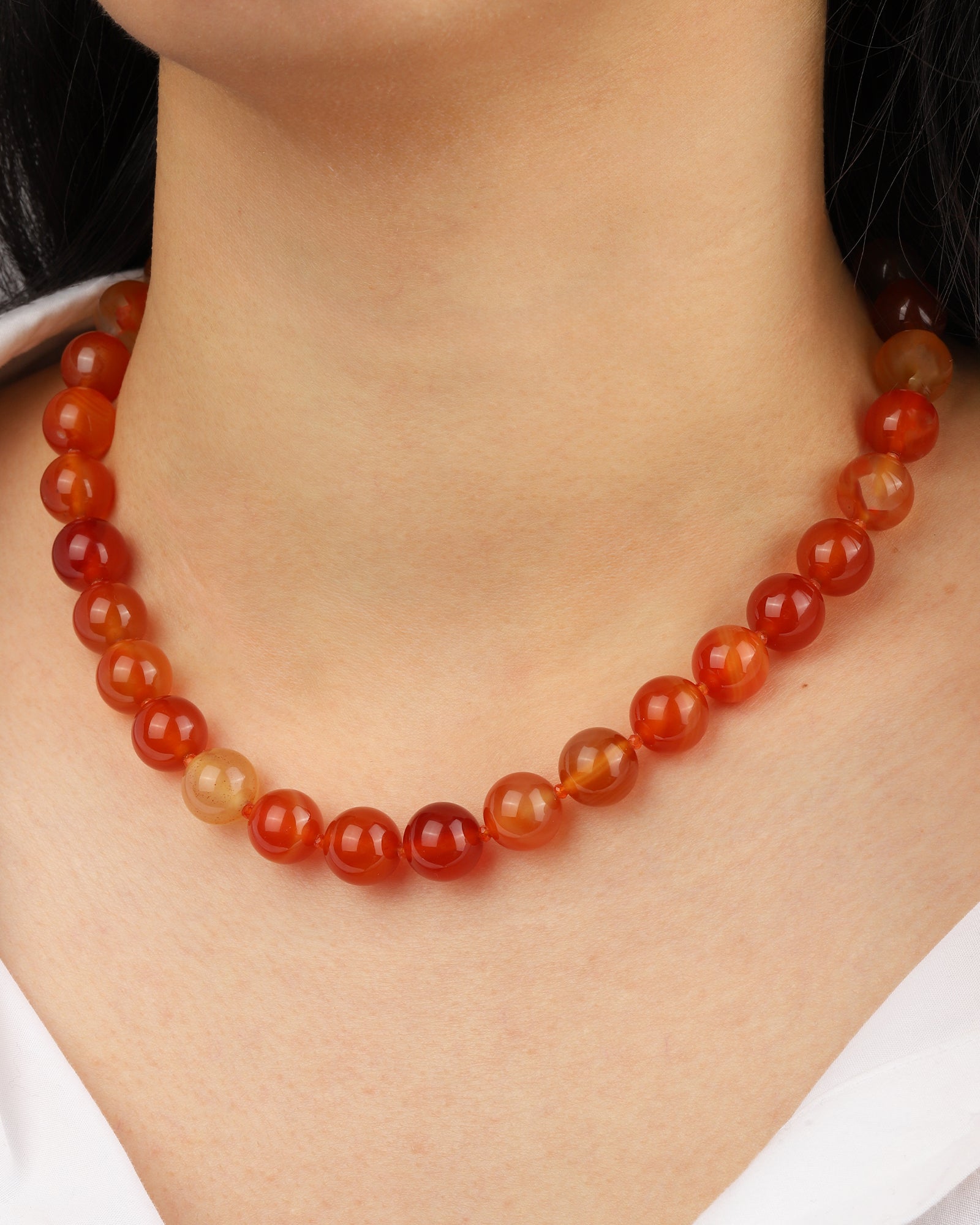 Lunita Luz-Mixed Shape Chunky Stone Necklace | 12mm-Necklaces-Blue Ruby Jewellery-Vancouver Canada