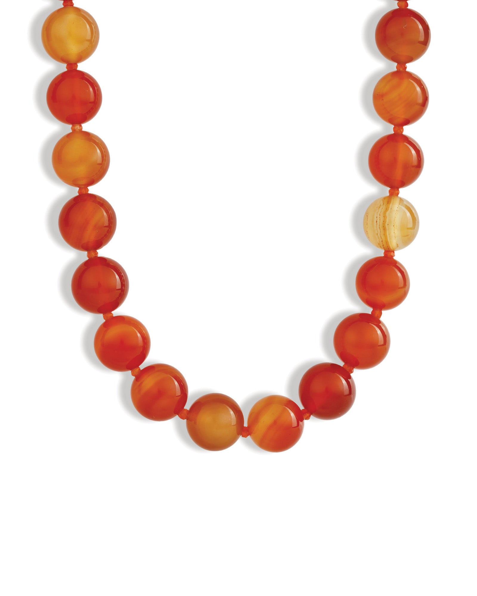 Lunita Luz-Mixed Shape Chunky Stone Necklace | 12mm-Necklaces-Gold, Bright Carnelian-Blue Ruby Jewellery-Vancouver Canada