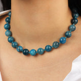 Lunita Luz-Mixed Shape Chunky Stone Necklace | 12mm-Necklaces-Blue Ruby Jewellery-Vancouver Canada