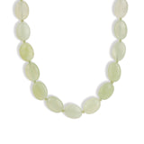 Lunita Luz-Petite Oval Beaded Necklace-Necklaces-Gold, New Jade, Peridot-Blue Ruby Jewellery-Vancouver Canada