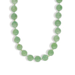 Lunita Luz-Mixed Shape Long Beaded Necklace | 10mm-Necklaces-Gold, Aventurine, Peridot-Blue Ruby Jewellery-Vancouver Canada