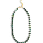 Lunita Luz-Faceted Mixed Shape Long Beaded Necklace | 10mm-Necklaces-Blue Ruby Jewellery-Vancouver Canada