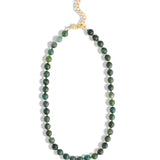 Lunita Luz-Faceted Mixed Shape Long Beaded Necklace | 10mm-Necklaces-Blue Ruby Jewellery-Vancouver Canada