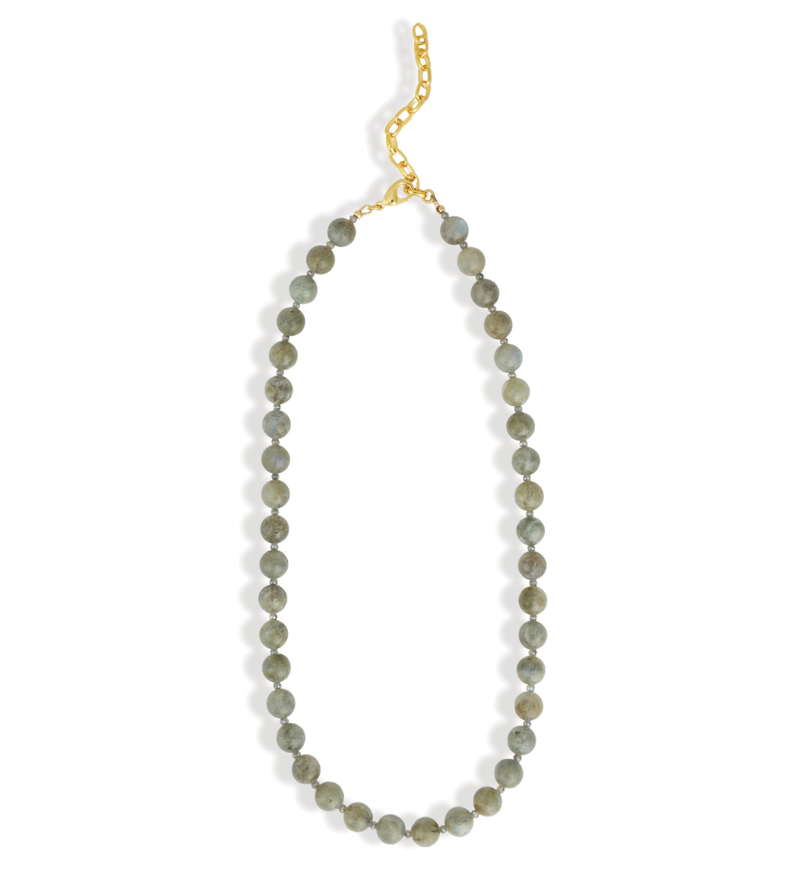 Lunita Luz-Mixed Shape Long Beaded Necklace | 10mm-Necklaces-Blue Ruby Jewellery-Vancouver Canada