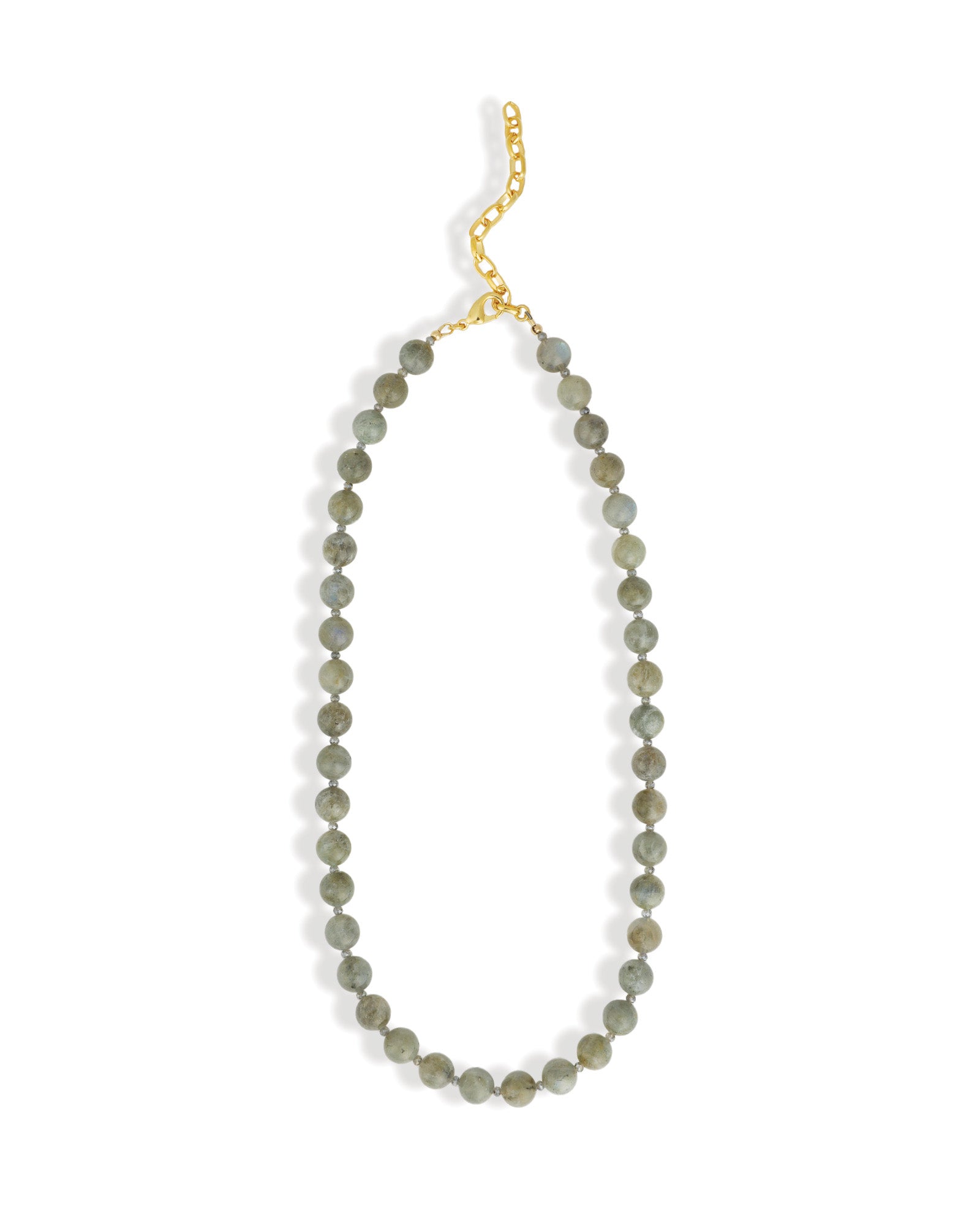 Lunita Luz-Mixed Shape Long Beaded Necklace | 10mm-Necklaces-Blue Ruby Jewellery-Vancouver Canada