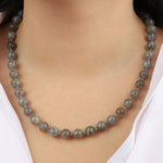 Lunita Luz-Mixed Shape Long Beaded Necklace | 10mm-Necklaces-Blue Ruby Jewellery-Vancouver Canada