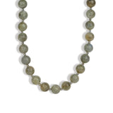 Lunita Luz-Mixed Shape Long Beaded Necklace | 10mm-Necklaces-Gold, Grey Labradorite, Labradorite-Blue Ruby Jewellery-Vancouver Canada