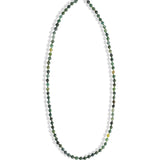 Lunita Luz-Faceted Mixed Shape Extra Long Beaded Necklace | 8mm-Necklaces-Blue Ruby Jewellery-Vancouver Canada