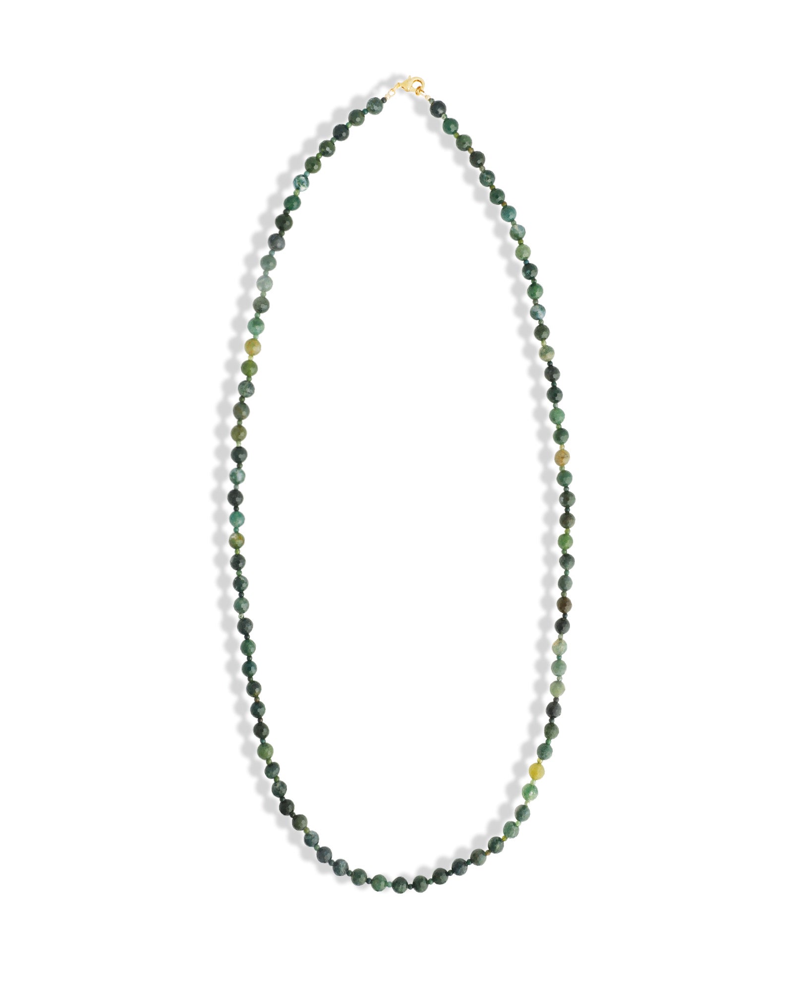 Lunita Luz-Faceted Mixed Shape Extra Long Beaded Necklace | 8mm-Necklaces-Blue Ruby Jewellery-Vancouver Canada