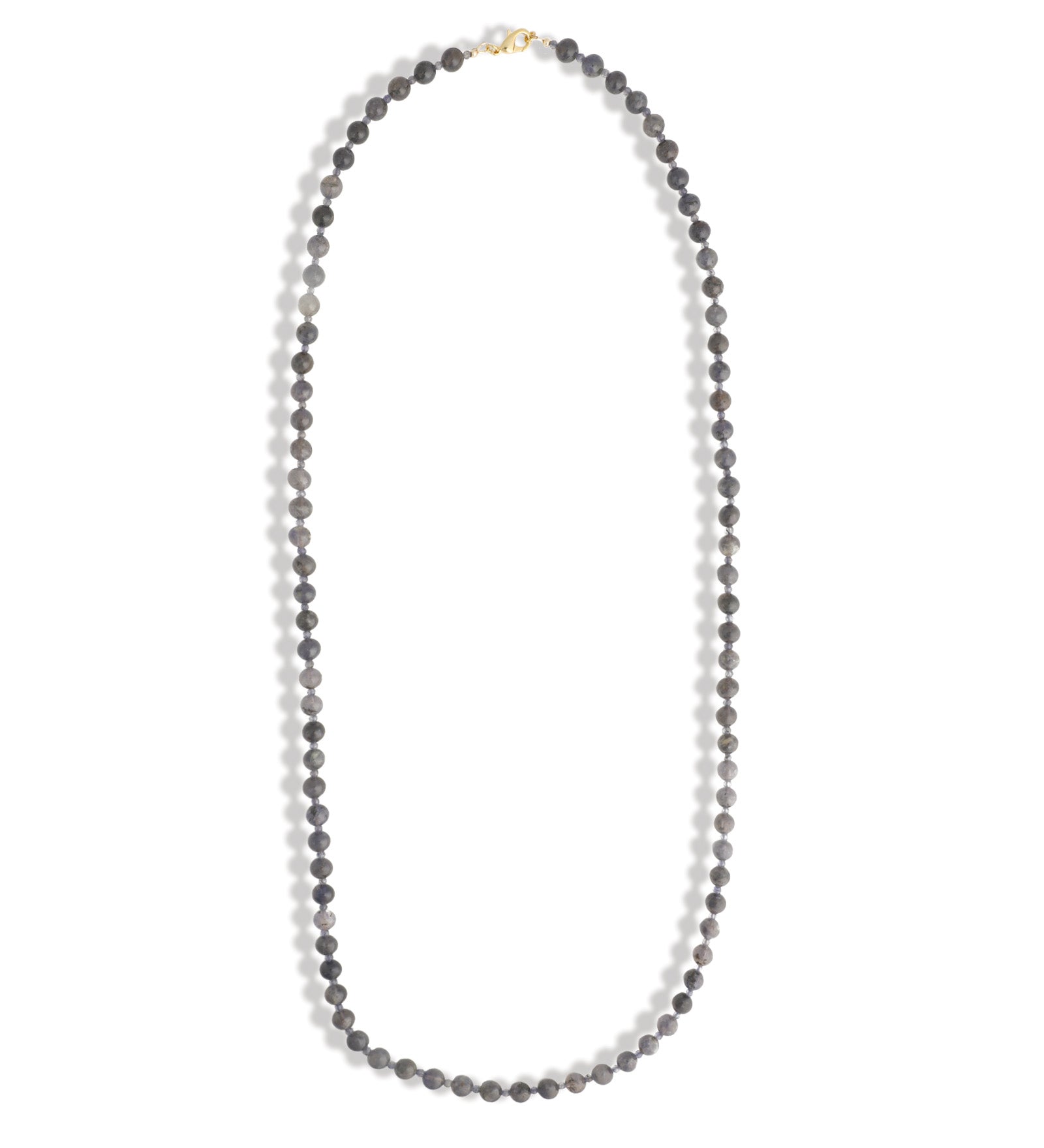 Lunita Luz-Mixed Shape Extra Long Beaded Necklace | 8mm-Necklaces-Blue Ruby Jewellery-Vancouver Canada