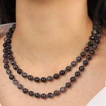 Lunita Luz-Mixed Shape Extra Long Beaded Necklace | 8mm-Necklaces-Blue Ruby Jewellery-Vancouver Canada