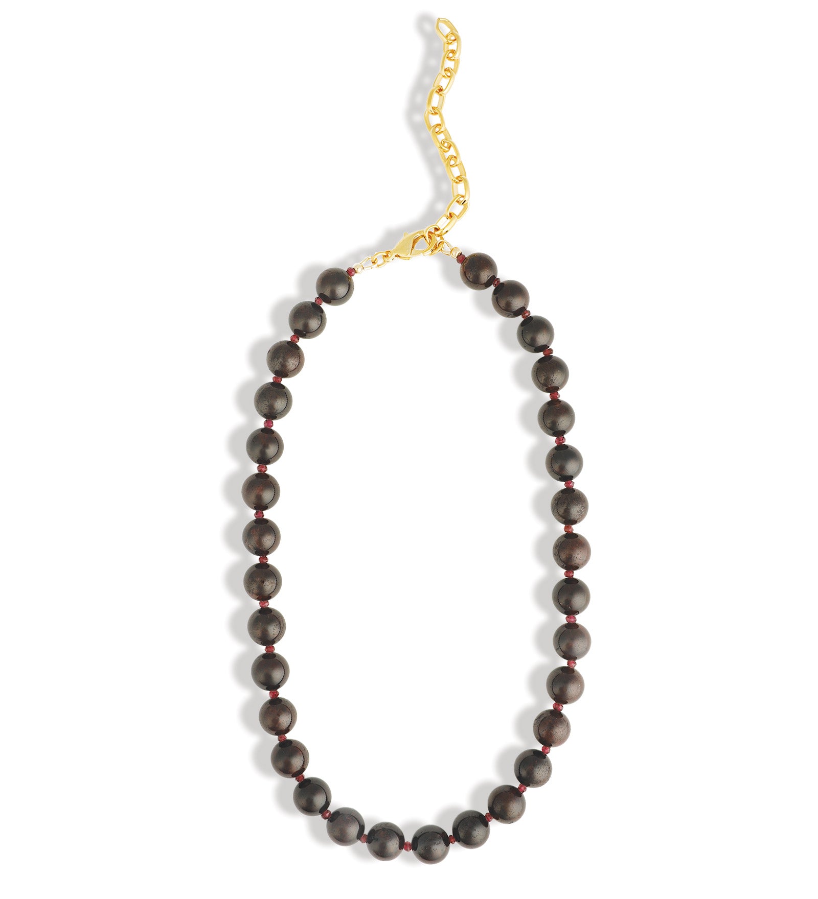 Lunita Luz-Mixed Shape Beaded Necklace | 10mm-Necklaces-Blue Ruby Jewellery-Vancouver Canada