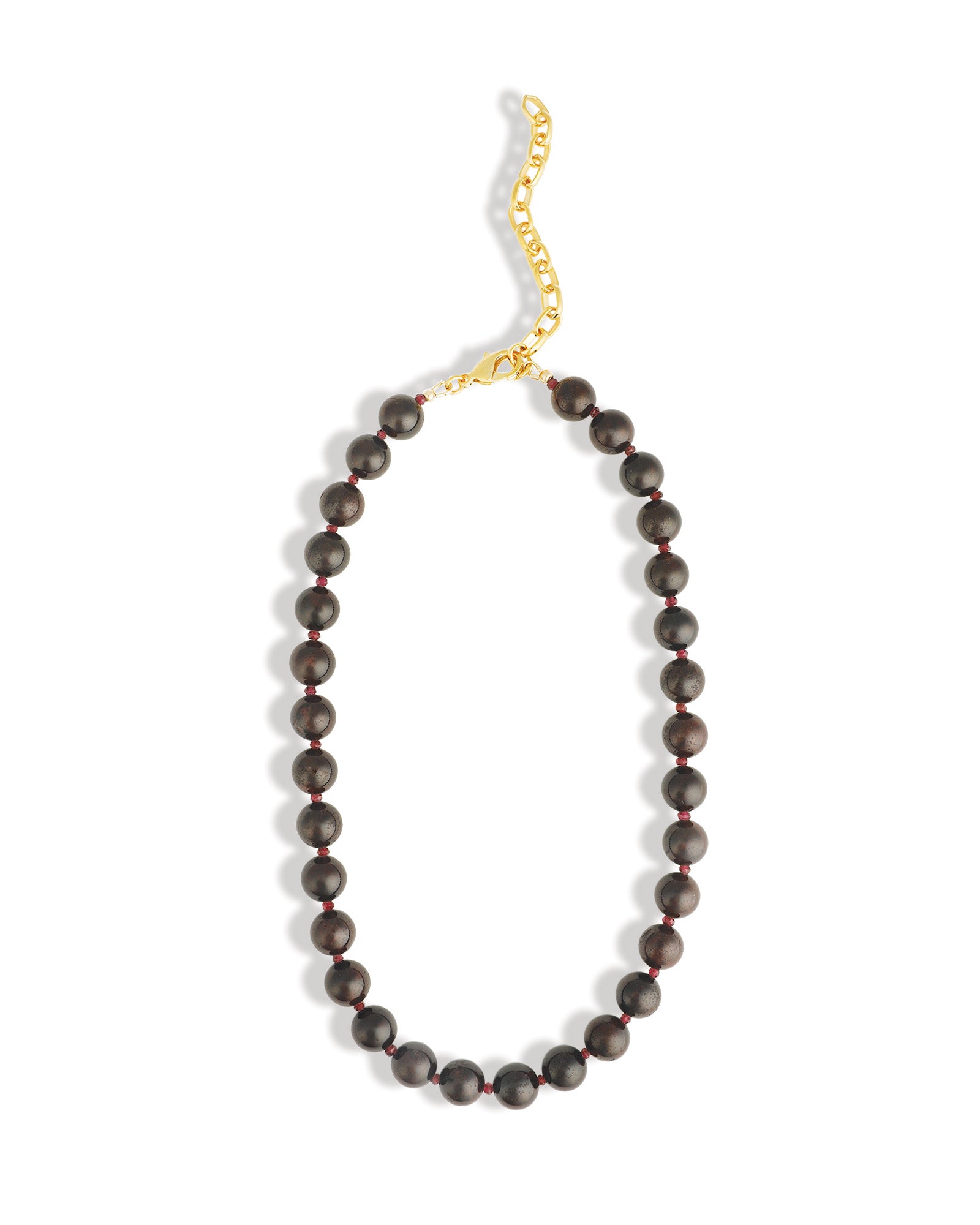 Lunita Luz-Mixed Shape Beaded Necklace | 10mm-Necklaces-Blue Ruby Jewellery-Vancouver Canada