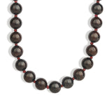 Lunita Luz-Mixed Shape Beaded Necklace | 10mm-Necklaces-Gold, Red Garnet, Garnet-Blue Ruby Jewellery-Vancouver Canada