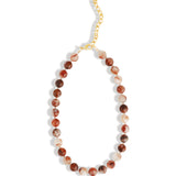 Lunita Luz-Mixed Shape Beaded Necklace | 10mm-Necklaces-Blue Ruby Jewellery-Vancouver Canada