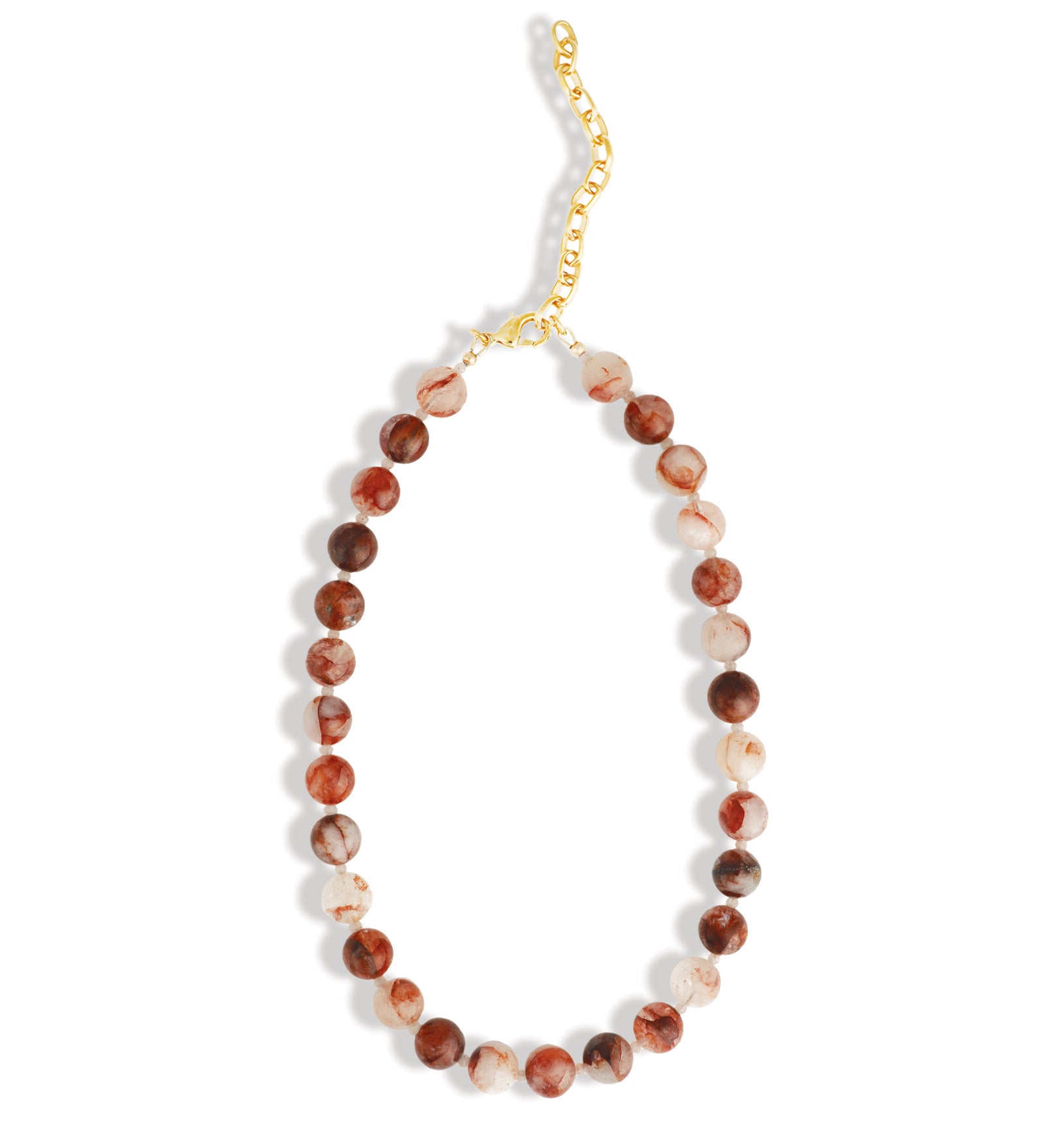 Lunita Luz-Mixed Shape Beaded Necklace | 10mm-Necklaces-Blue Ruby Jewellery-Vancouver Canada