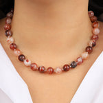 Lunita Luz-Mixed Shape Beaded Necklace | 10mm-Necklaces-Blue Ruby Jewellery-Vancouver Canada