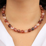 Lunita Luz-Mixed Shape Beaded Necklace | 10mm-Necklaces-Blue Ruby Jewellery-Vancouver Canada