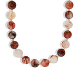 Lunita Luz-Mixed Shape Beaded Necklace | 10mm-Necklaces-Gold, Tangerine Quartz, Moonstone-Blue Ruby Jewellery-Vancouver Canada