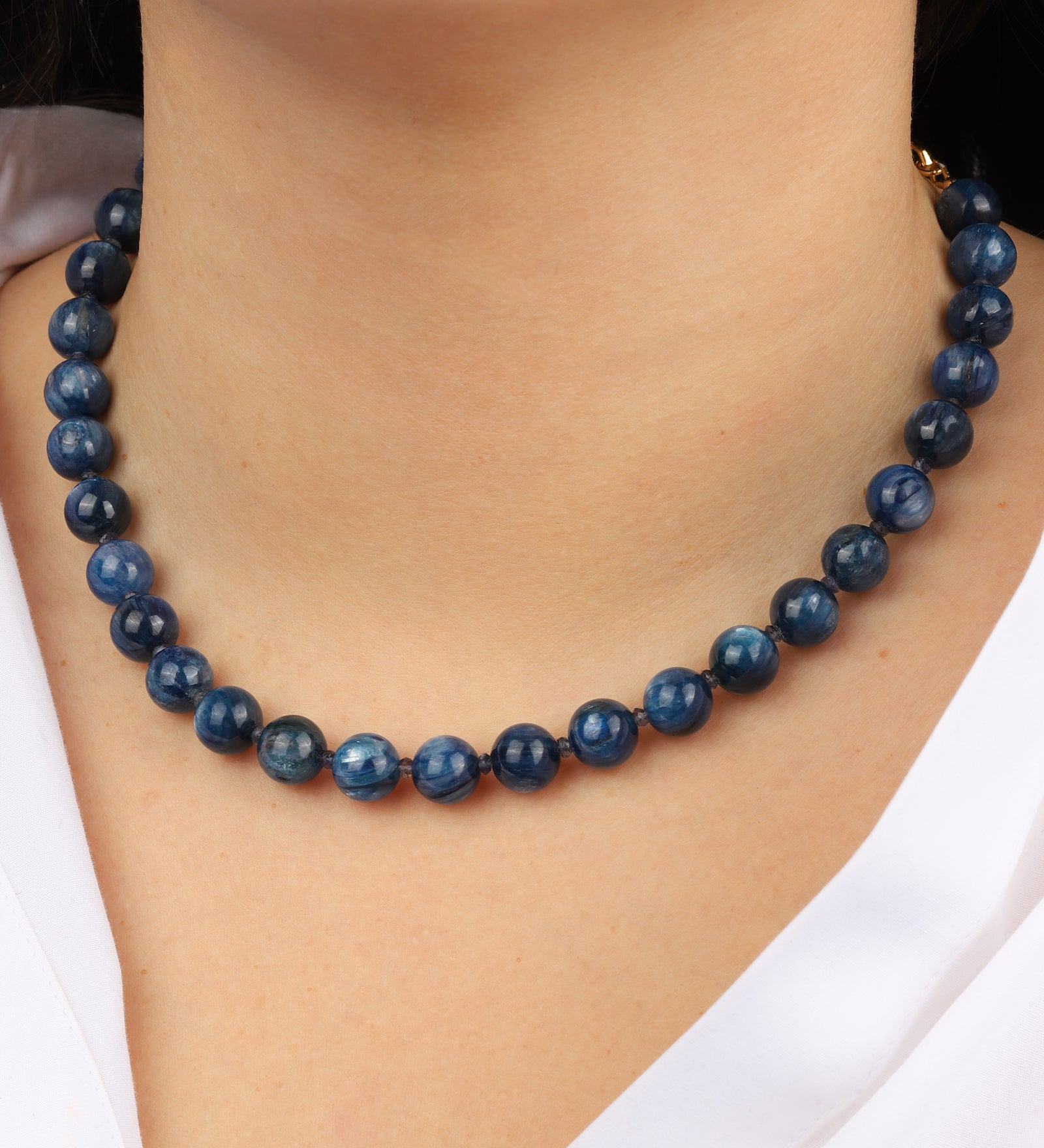 Lunita Luz-Mixed Shape Beaded Necklace | 10mm-Necklaces-Blue Ruby Jewellery-Vancouver Canada