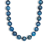 Lunita Luz-Mixed Shape Beaded Necklace | 10mm-Necklaces-Gold, Kyanite, Iolite-Blue Ruby Jewellery-Vancouver Canada
