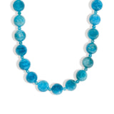 Lunita Luz-Mixed Shape Beaded Necklace | 10mm-Necklaces-Gold, Blue Apatite, Apatite-Blue Ruby Jewellery-Vancouver Canada