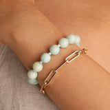 Lunita Luz-Blue Amazonite Beaded Bracelet | 10mm-Bracelets-Blue Ruby Jewellery-Vancouver Canada