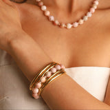 Lunita Luz-Peruvian Opal Beaded Bracelet | 10mm-Bracelets-Blue Ruby Jewellery-Vancouver Canada