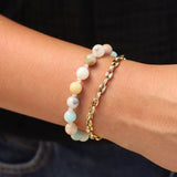 Lunita Luz-Multi Amazonite Beaded Bracelet | 8mm-Bracelets-Blue Ruby Jewellery-Vancouver Canada