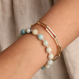 Lunita Luz-Multi Amazonite Faceted Beaded Bracelet | 8mm-Bracelets-Blue Ruby Jewellery-Vancouver Canada