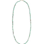 Lunita Luz-Chrysoprase Extra Long Beaded Necklace | 6mm-Necklaces-Blue Ruby Jewellery-Vancouver Canada