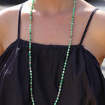 Lunita Luz-Chrysoprase Extra Long Beaded Necklace | 6mm-Necklaces-Blue Ruby Jewellery-Vancouver Canada