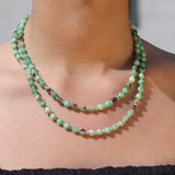 Lunita Luz-Chrysoprase Extra Long Beaded Necklace | 6mm-Necklaces-Blue Ruby Jewellery-Vancouver Canada