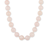 Rose Quartz Chunky Beaded Necklace | 12mm