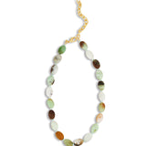 Australian Jade Oval Beaded Necklace