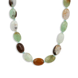 Australian Jade Oval Beaded Necklace