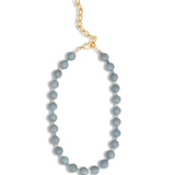 Angelite Chunky Beaded Necklace | 10mm