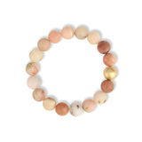 Peruvian Opal Stone Strech Bracelet 14k Gold Filled, Peruvian Opal